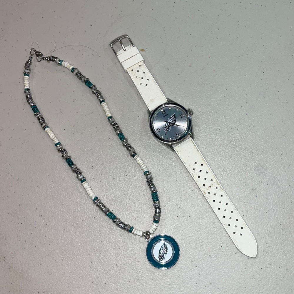 Eagles bracelet and watch
